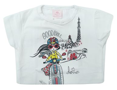 Franela Blanca Paris